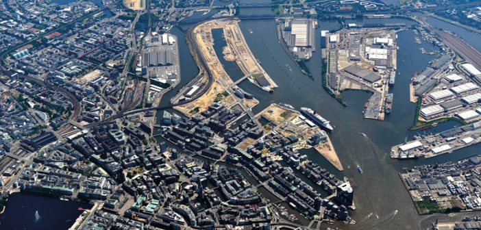 Das Areal der Hafen-City in Hamburg ist Beispiel für eine urbane Quartiersentwicklung.