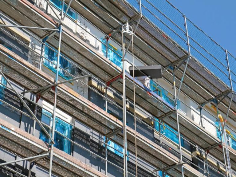 Rohbau mit WDVS. - © Kara - Fotolia.de