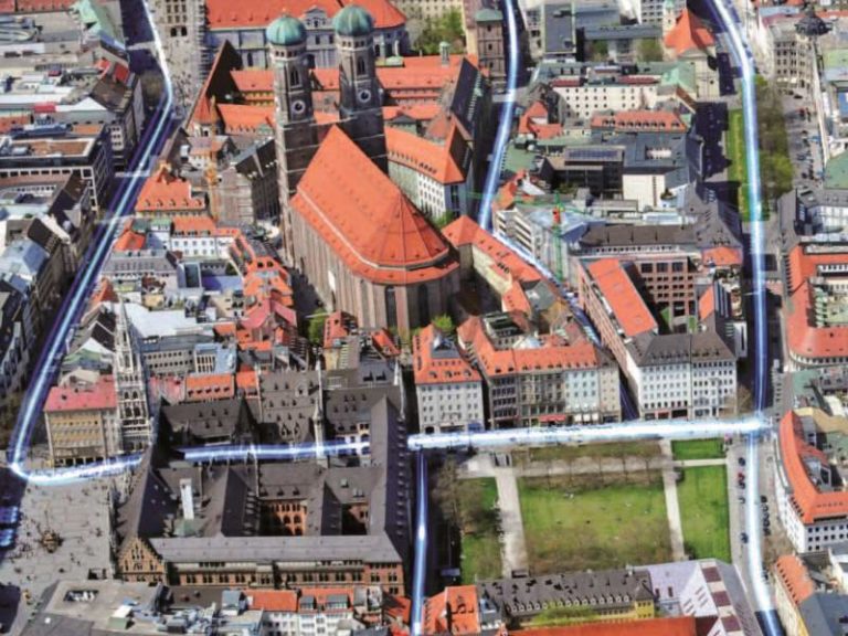 Glasfasernetz in München Die Südhausbau stellt in 500 ihrer Wohnungen Internet-Anschlüsse von bis zu 150 Megabit pro Sekunde per Glasfaseranschluss sowie das hausweite TV-Signal zur Verfügung. - © m-net