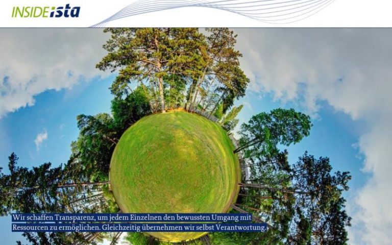 Global Reporting Initiative Ista berichtet 2015 freiwillig nach der Richtlinie der Global reporting Initiative. - © ista