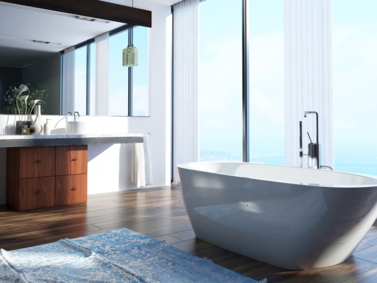 Lebensraum Badezimmer? Das Badezimmer gewinnt immer weiter an Bedeutung. - © XtravaganT, Fotolia.de