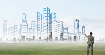 Zunehmendes Interesse: Wohnhochhäuser erleben Imagewandel In Städten fehlen häufig Bauflächen und Wohnraum. Eine Lösung ist Verdichtung in die Höhe" - © Sergey Nivens, Fotolia.de