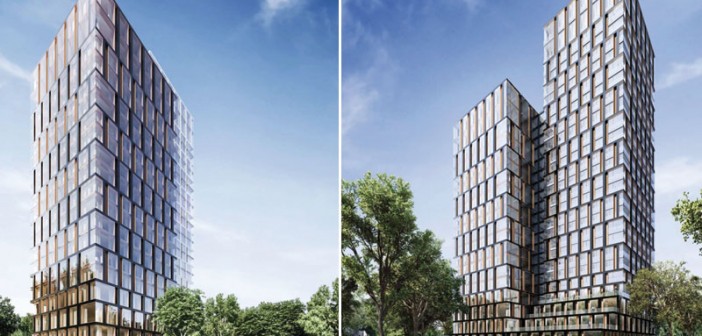 Projekt Hochhaus am Park, Frankfurt/Main, Ansicht Hotelbereich. - Foto: © Assmann beraten + planen