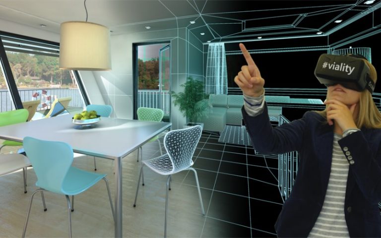 Abgeschweift: Wie neue Techniken und Virtual-Reality-Brillen die Vermarktung von Immobilien revolutionieren Virtual Reality in der Immobilienbranche. - Bild: © Viality