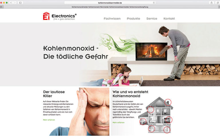Neue Internetseite informiert über Gefahren durch Kohlenmonoxid Seit Ende Juni ist die neue Webseite zu den Gefahren von Kohlenmonoxid und etwaigen Schutzmaßnahmen abrufbar.