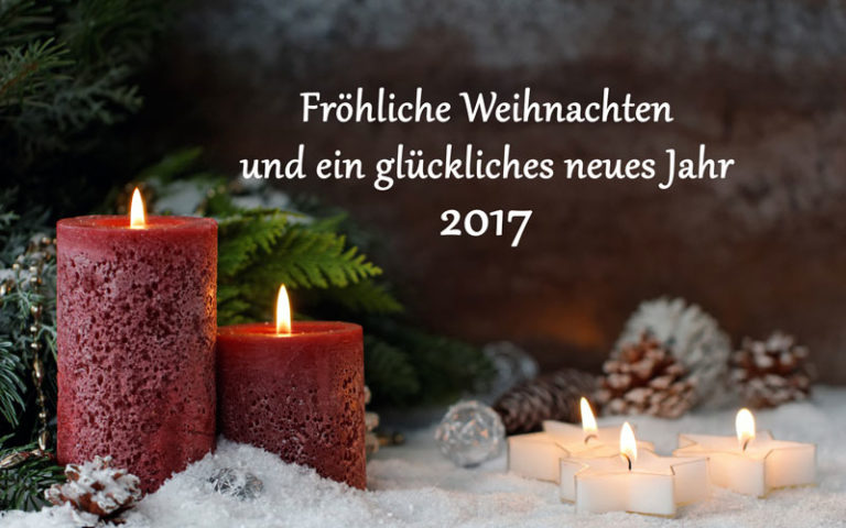 Frohe Weihnachten und die besten Wünsche zum neuen Jahr