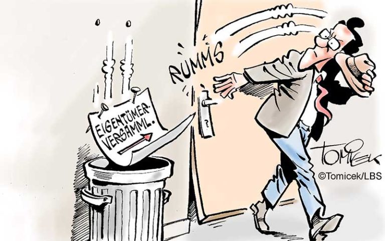 Vorzeitiges Verlassen führt zur Beschlussunfähigkeit der Eigentümerversammlung