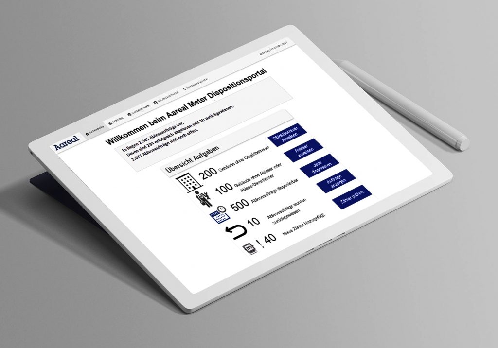 Aareal Meter: Launch einer mobilen Lösung zur Erfassung von Zählerständen