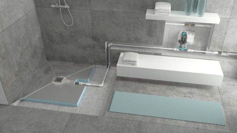 Universal-Set für bodengleiches Duschen