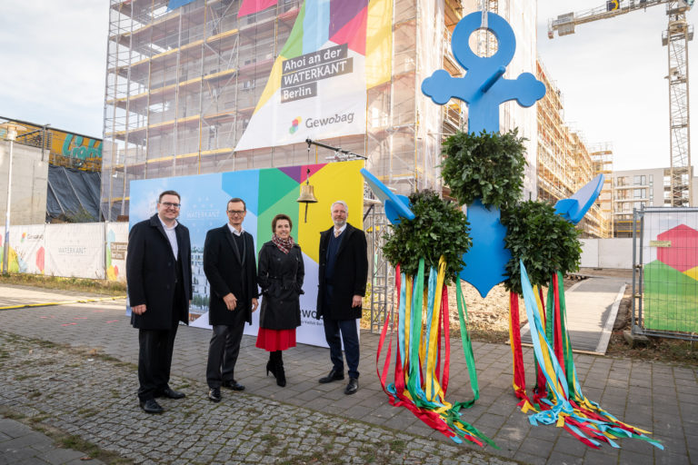 Gewobag feiert Hochhaus-Richtfest