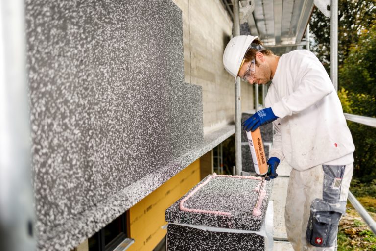 WDVS-Platten mit PU-Kleber