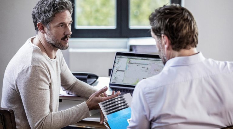 Balance im Regenablauf