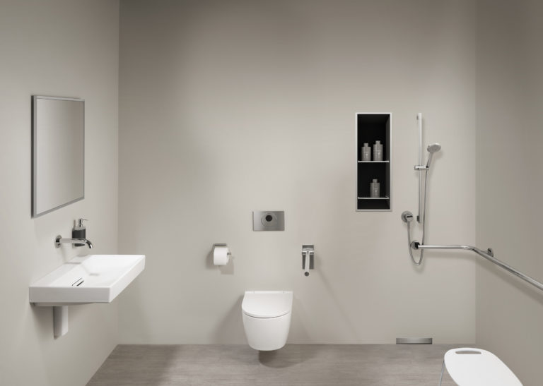 Hygienegerechte Badeinrichtung