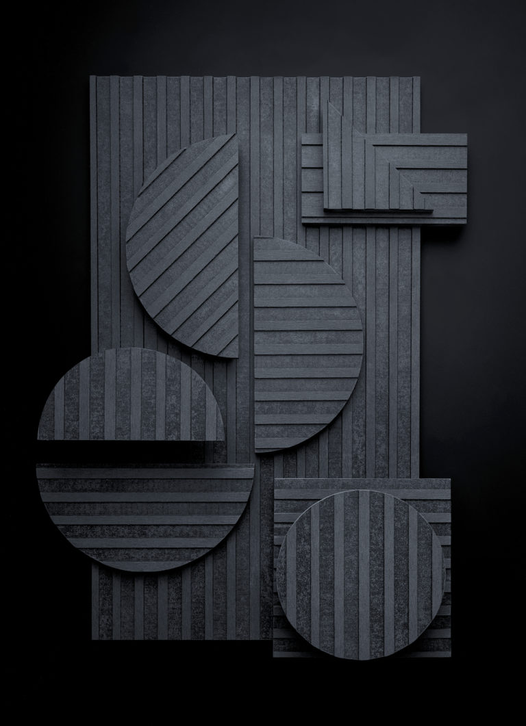 Prägnante Fassadengestaltung in Graphit