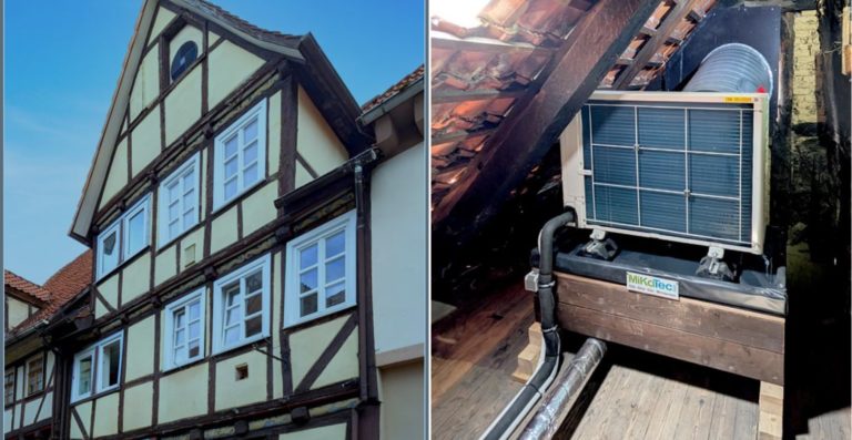 Hisense Wärmepumpe trifft Renaissance